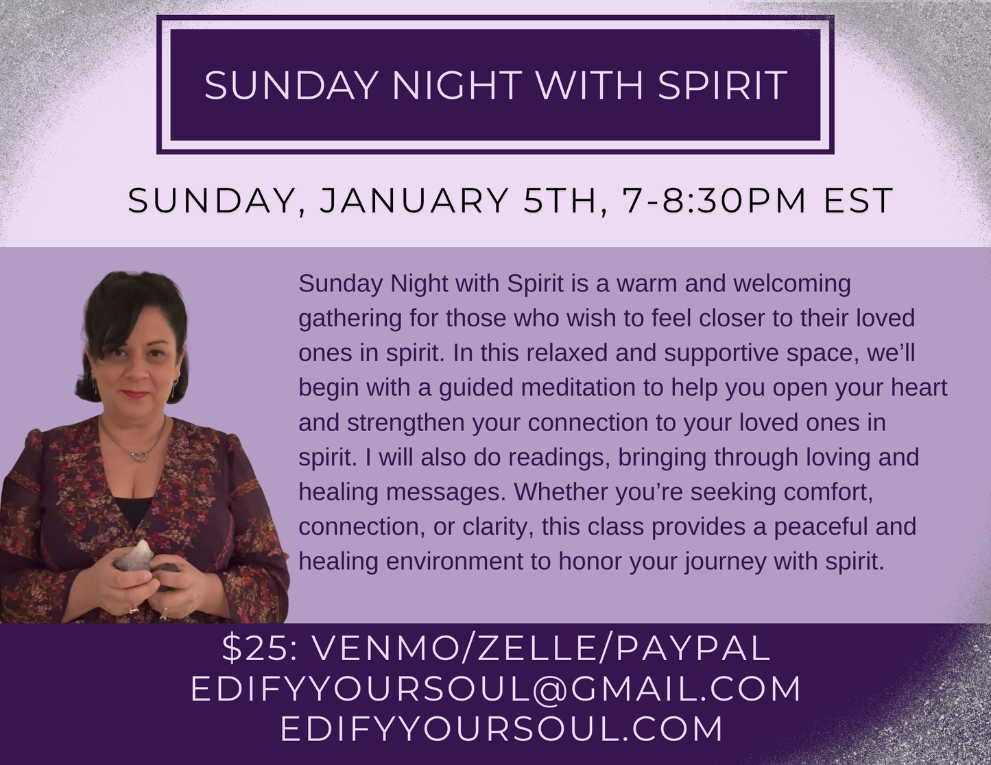 Sunday Night With Spirit Registration